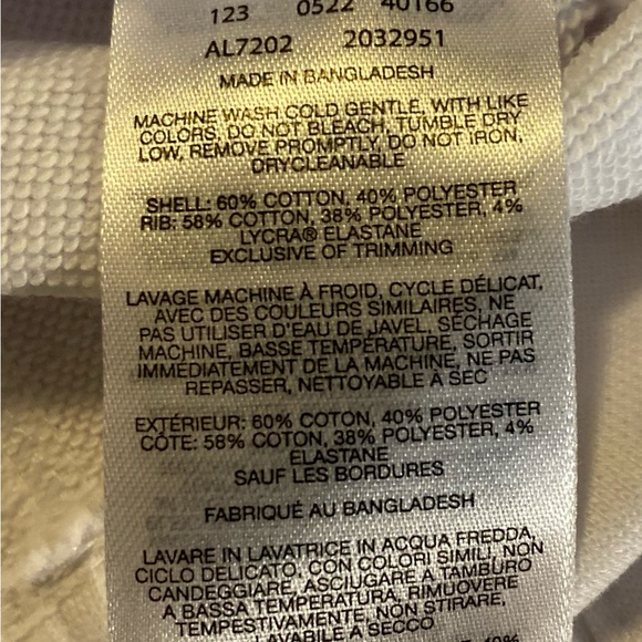 Columbia Womens Classic White Pullover - Picture 10 of 10